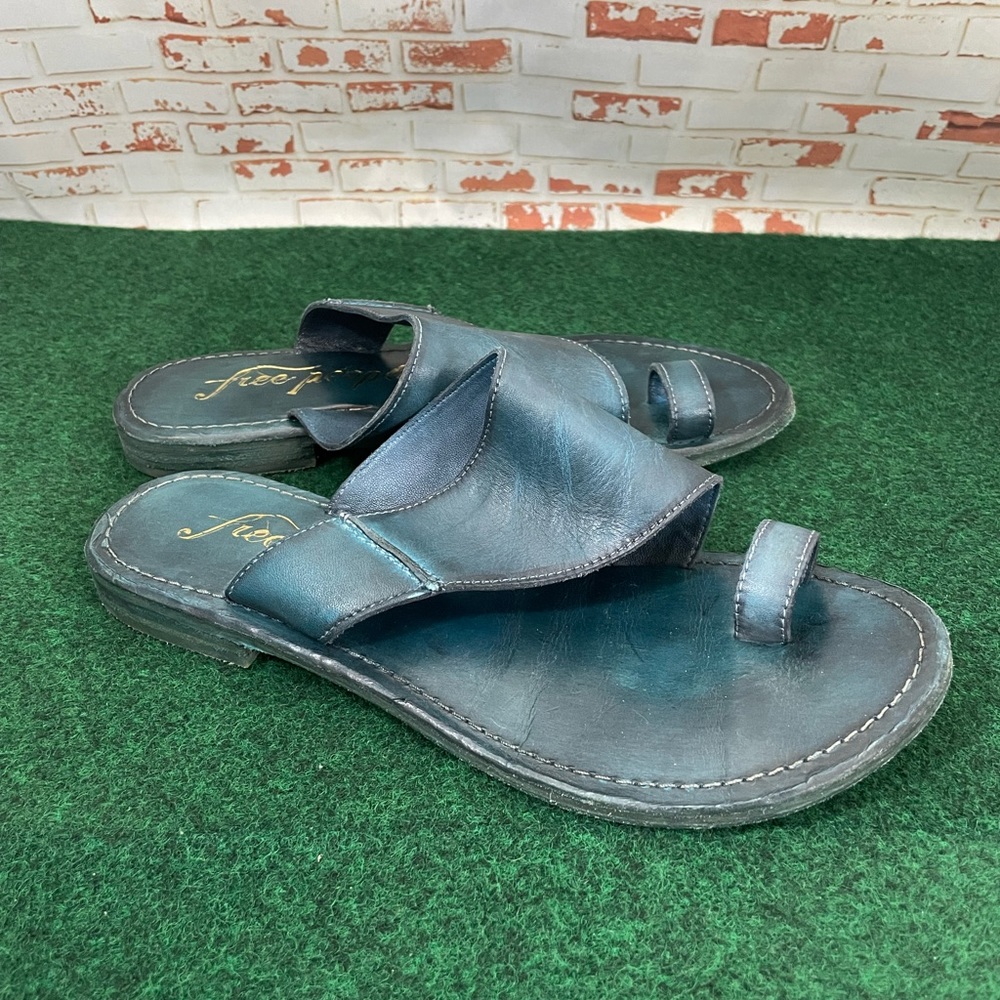 Free People Sant Antoni Leather Sandals